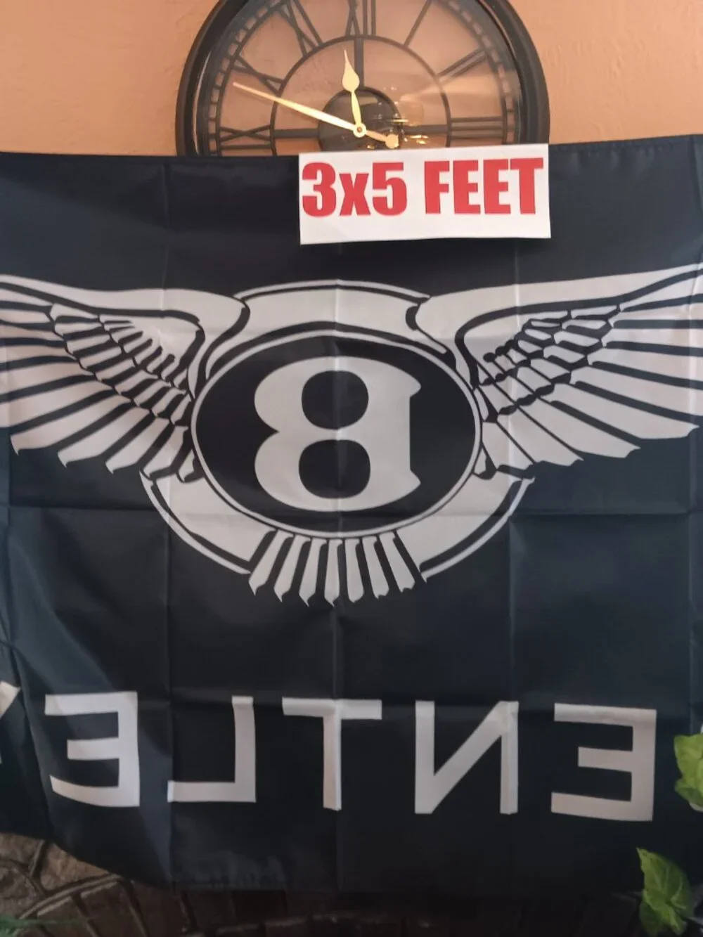 Bentley Automobile 3x5 Feet Flag Black